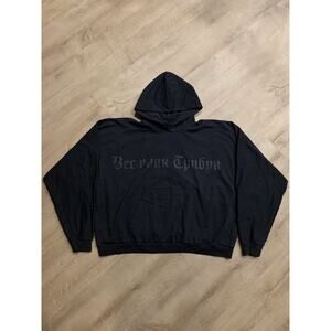 YZY Yeezy HD-01 Gosha Herald Tribune Hoodie Size 2 Kanye West (Вестник Трибун)